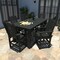 Highwood Usa Lehigh 7pc Rectangular Counter Height Outdoor Patio Furniture Dining Set 84 x 42 AD-ST7LH2CO5BA-BKE - alternate 2